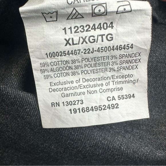 Wrangler Button Up Shirt Mens XL Gray Soft Stretch Western Outdooor Poly Cotton - Picture 14 of 15